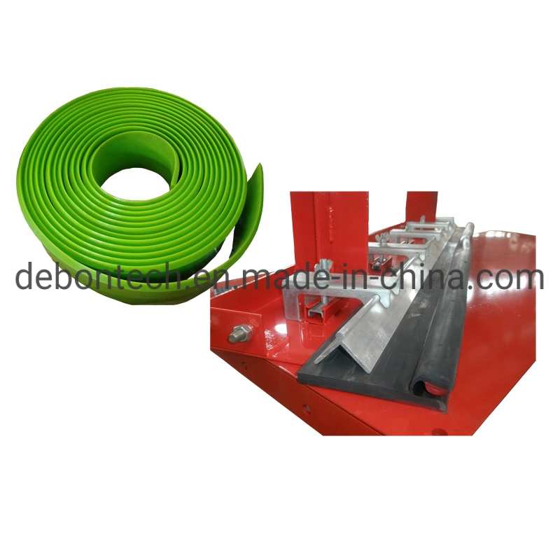 High Wear Resistant Dual Sealing System Conveyor Rubber Polyurethane Skirting