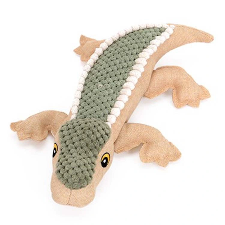 Simulation Crocodile Squeaky Dog Toy for Small Large Dogs Puppy Chew Toy Pet Dog Plush Bite Resistant Toys