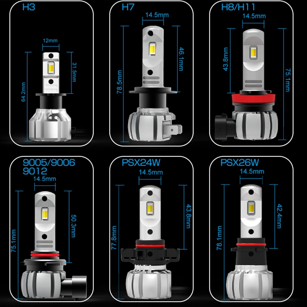 G-view ODM &OEM GA7035 LED CAR Package Box Auto Lamp accessories with AUTO LED