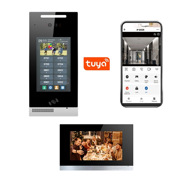 Wasserdichte Kamera Türklingel Intelligente Access Intercom-Funktion Video-Tür Telefon Intercom-System