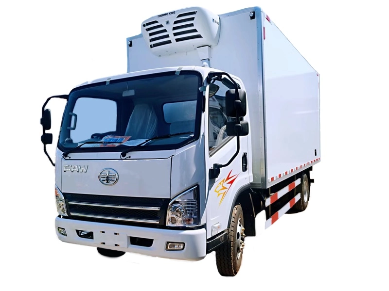 Discount Sales 4x2 Freezer Light Truck FAW 3~5 tons LHD RHD Refrigerator Refrigerated Reefer Truck