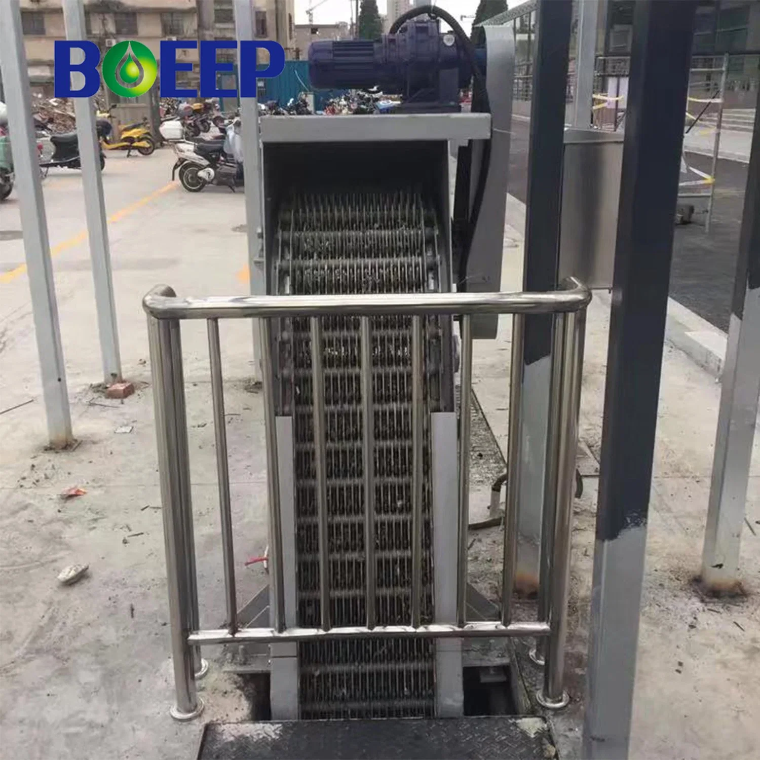 Auto Bar Screen Used in Wastewater Treatment Process Steps