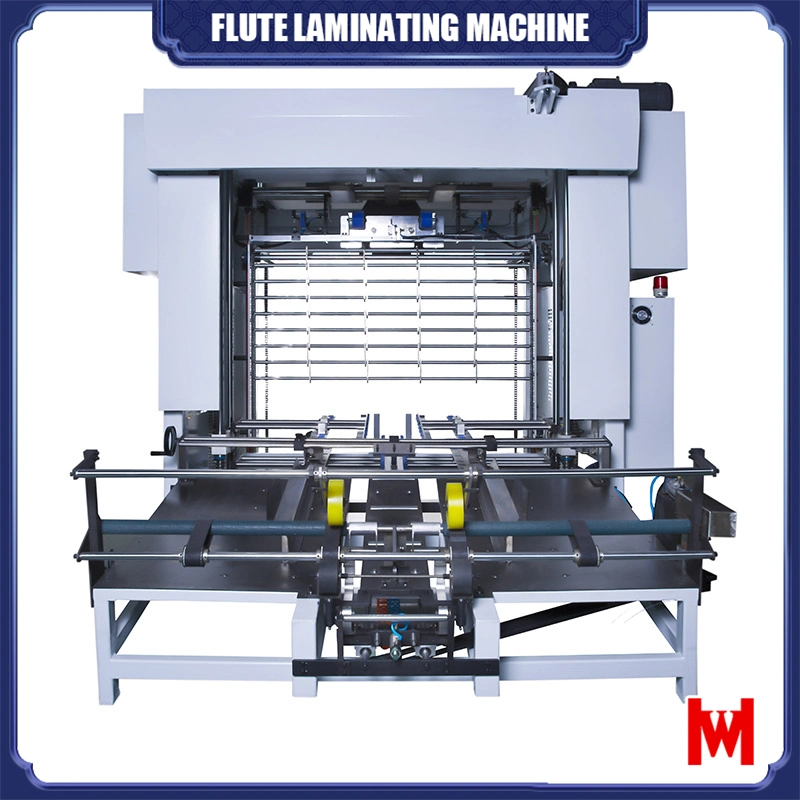 High Tech Factory Speed Automatic Flute Laminating Machine and Die Cutter Machine for Plastic and Leather
