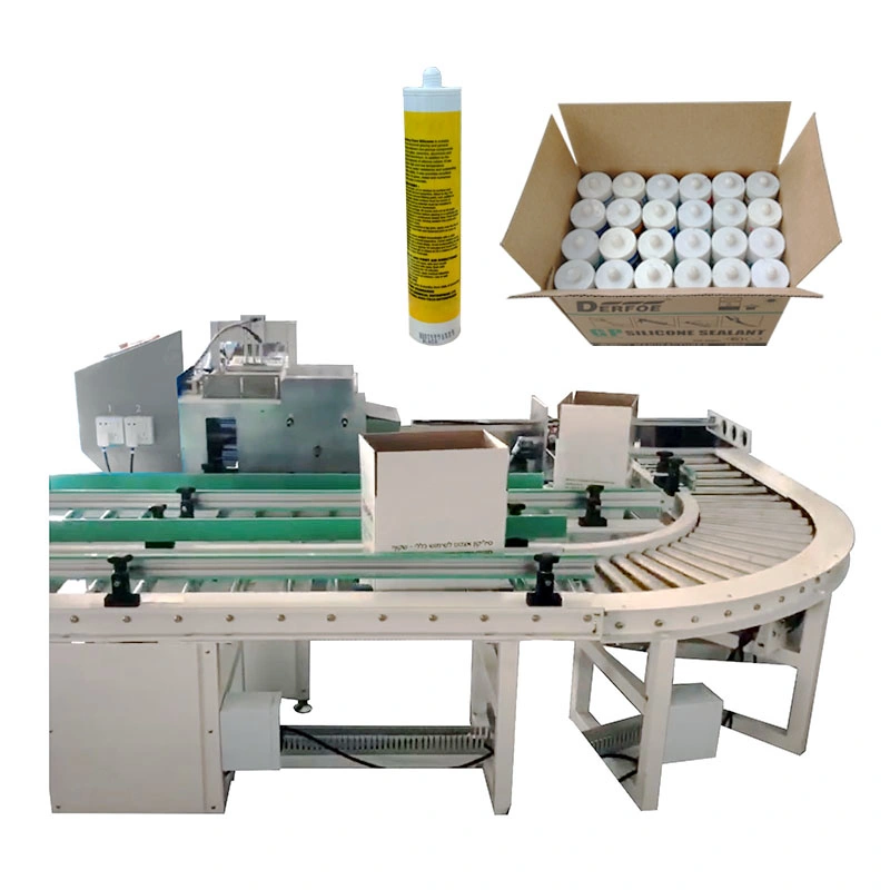 Automatic Carton Box Case Packing Packaging Machine Packer for Sealant Tube Bottle