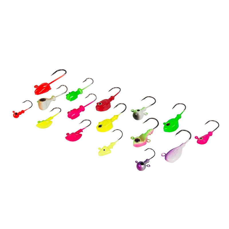 3D Fish Eye Lead Head/Jig Head Hooks High Carbon Steel for Saltwater