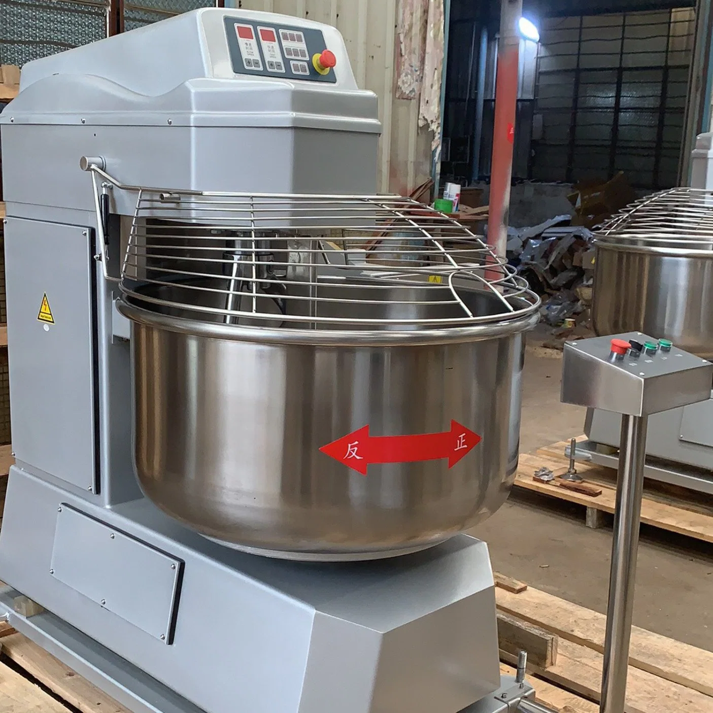 75kg Commercial Industrial Overturning Spiral Mixer with Lift Removable Bowl Flour Dough Mixer