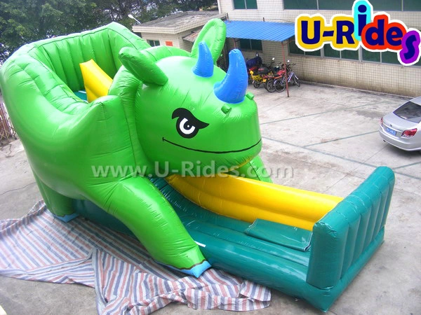 Agent price Rhino inflatable slide inflatable bouncer slide trampoline for kids