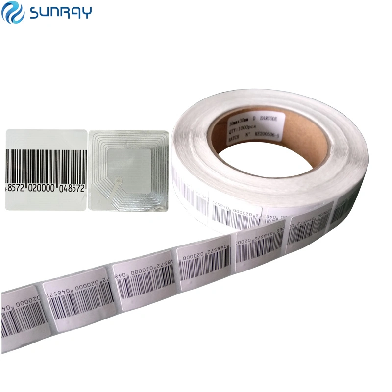 40*40mm Barcode Anti Theft RF Soft Label for Retail