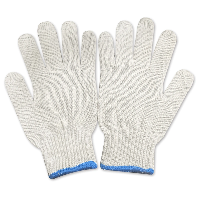 Anti-Slip PVC Dotted 10 Gauge Cotton Knitted Safety Working Gloves for Construction Work Use