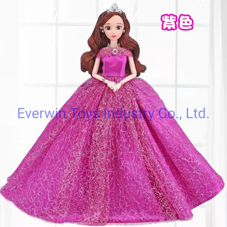 Plastic Toy Christmas Gift Doll Wedding Dress Clothes for 1/6 Doll