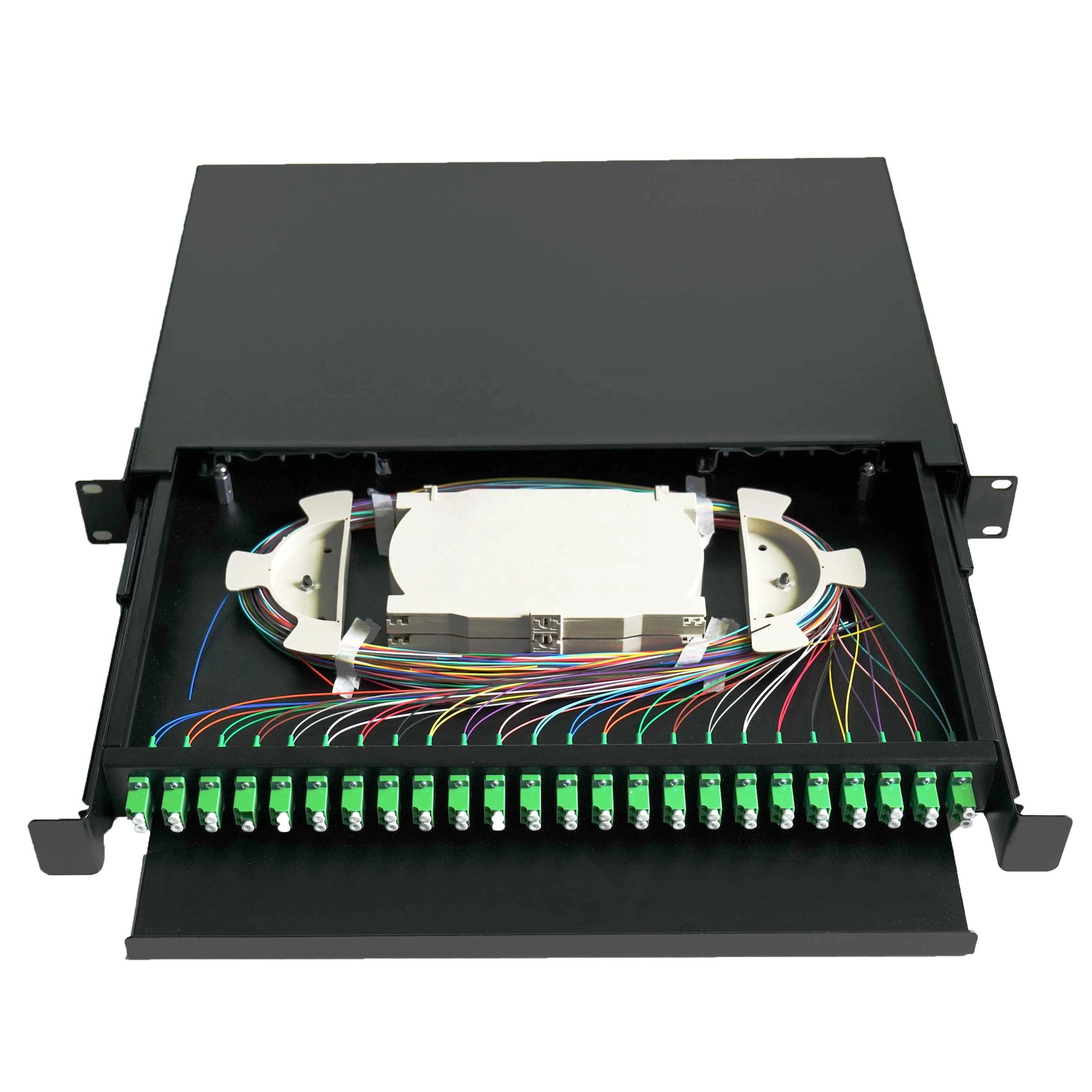 Rack Mount Sliding Type High Density 24 Port Fiber Patch Panel