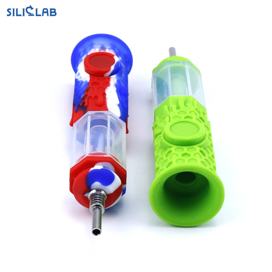 Ultimate Bubbler DAB Set silicone Nectar Collector eau de fantaisie Tuyaux