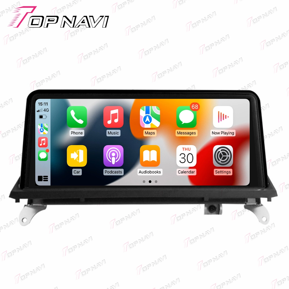 Sistema GPS de vídeo para coche Android para BMW serie X5/X6 E69 Pantalla compatible con IPS Touch de 2008 2009 4+64 GB