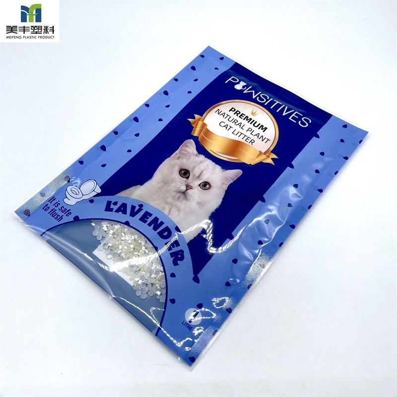 Gravure Printing Digital Printing Cosmetic Pet Food Cat Litter Supply Product Packaging Bag