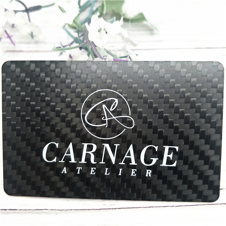 Custom Print Carbon Fiber Digital Smart Business NFC Card