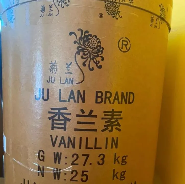 Food Additives Flavors and Fragrances Ethyl Vanilin/Julan Brand Vanillin Powder