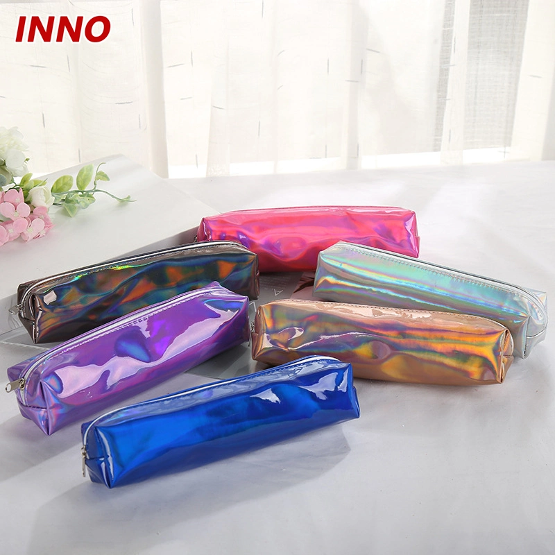 Wholesale/Supplier Inno Brand R064# Korean-Style Colorful Laser Stationery Bag for Learning Stationery Eco-Friendly