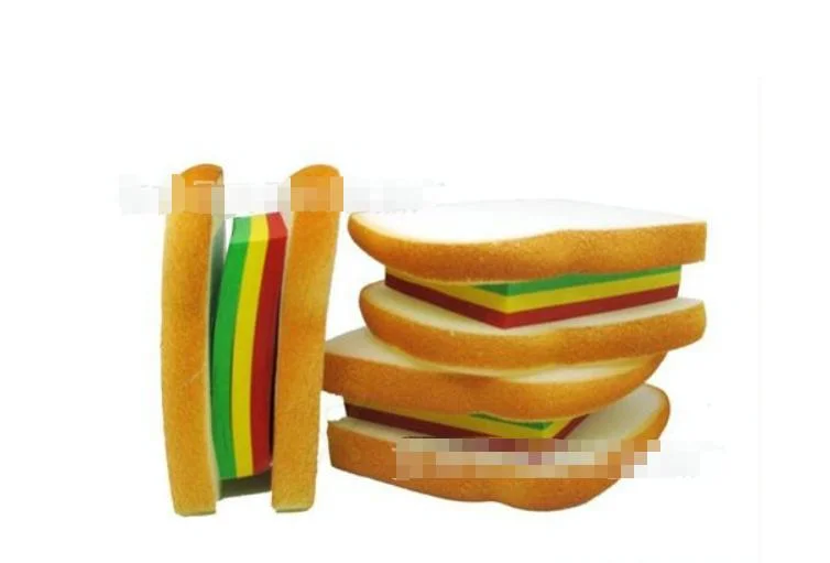 Creative 3D Sandwich Food Shape Sticky Notes Memo Pads