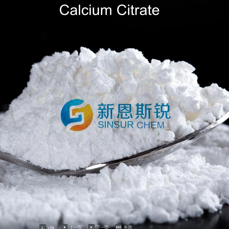 Organic Calcium Enhancer High Purity Calcium Citrate Powder