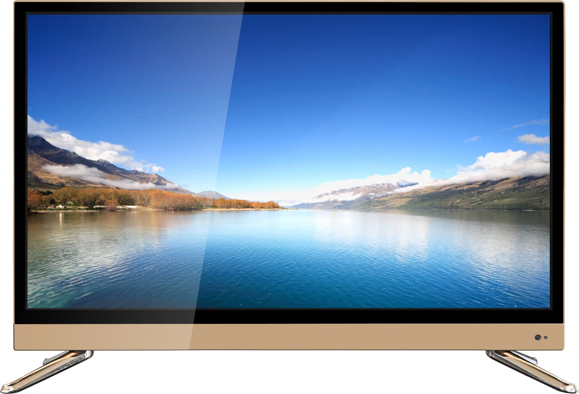 По размеру экрана с плоским экраном 32 дюйма двойные стекла HD цветной ЖК телевизор со светодиодной технологией