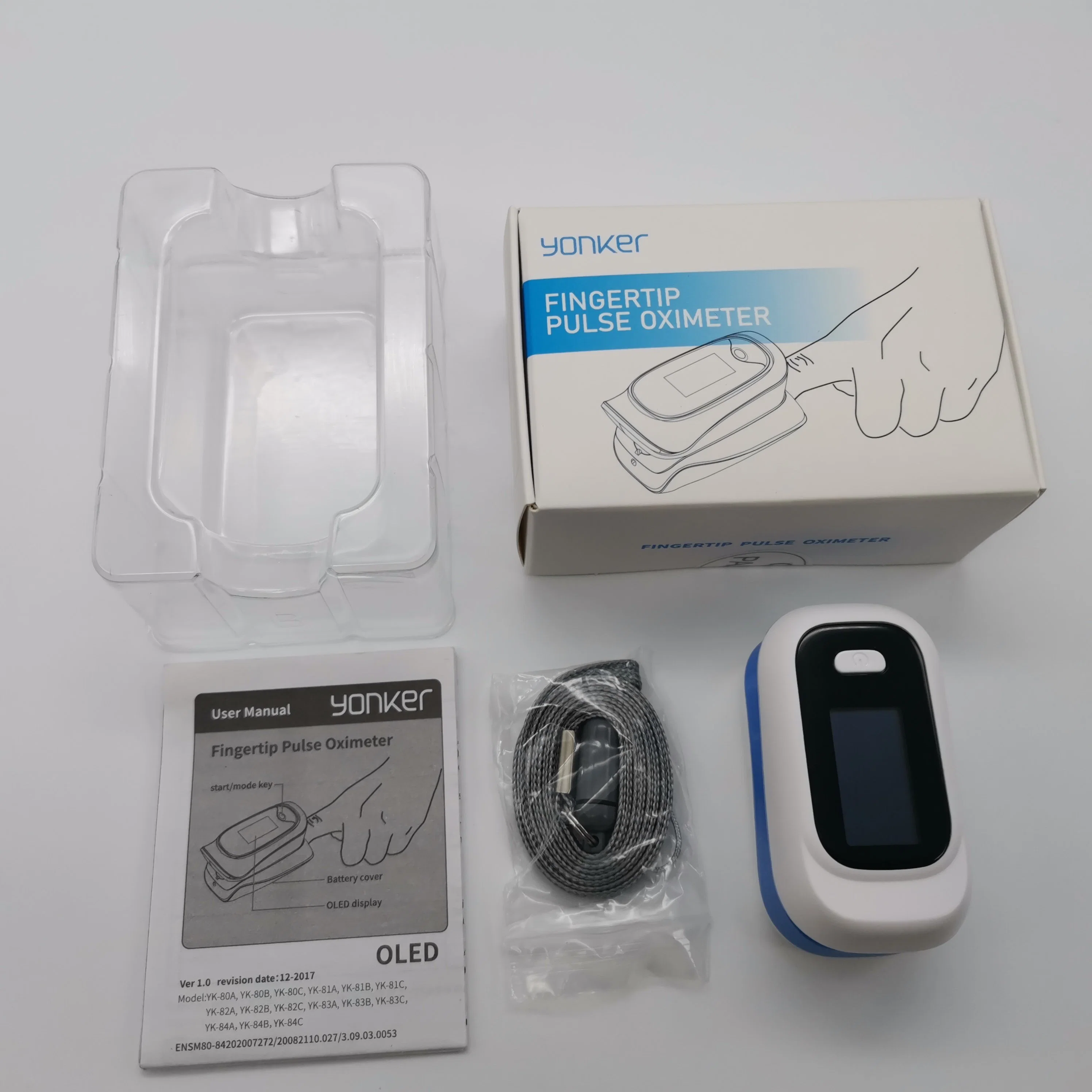 Farbe Display Gehäuse Oximetro Finger Oximeter SpO2 PR OLED Smart Oxymeter Fingertip Pulsoxymeter Oxi Meter