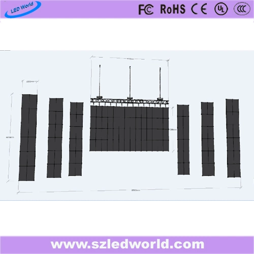 P3.91 Indoor Rental Full Color LED Display Board Sign for Advertising (CE RoHS FCC CCC)