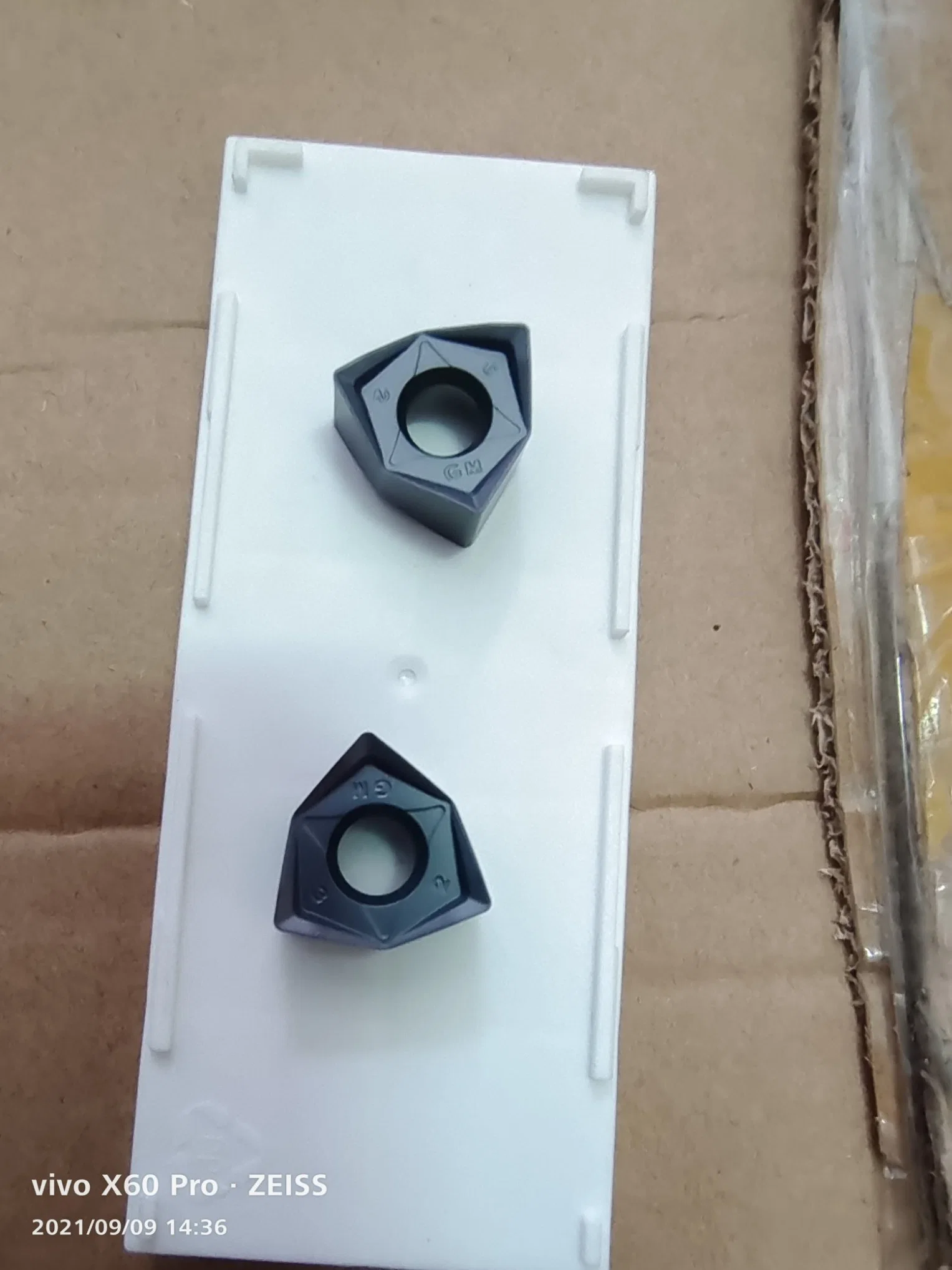 Hexagonal de doble cara de alta calidad Wnmu080608en ángulo recto de 90 grados de avance rápido de carburo de tungsteno de carburo inserciones de molienda de seguridad