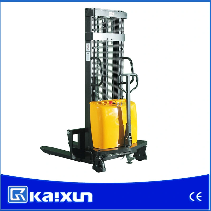 Transport Parts Semi-Electric Hydraulic Pallet Stacker with CE 1000kg 2m