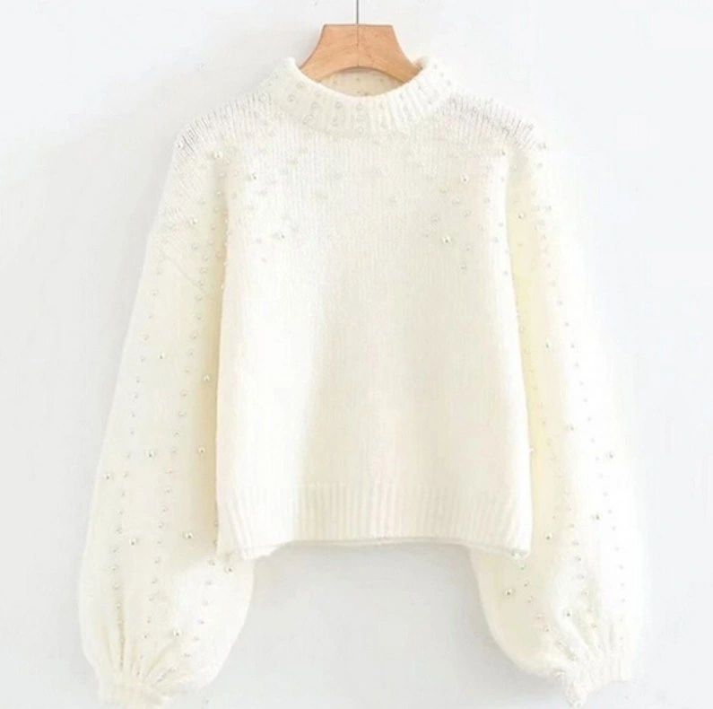 Custom Cashmere Women&prime; S Sweater Pullover Winter Knit Half Turtleneck Streetwear Cashmere Sweater