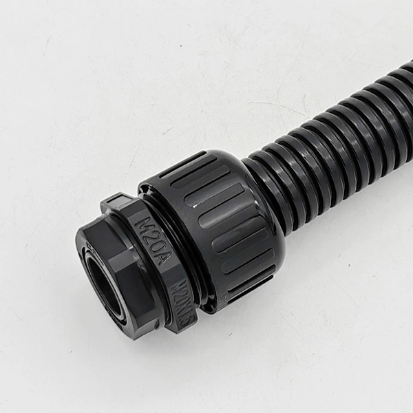 IP68 Waterproof Connector M20X1.5 with RoHS Plastic Flexible Conduit Ad21.2 M20-Ad21.2