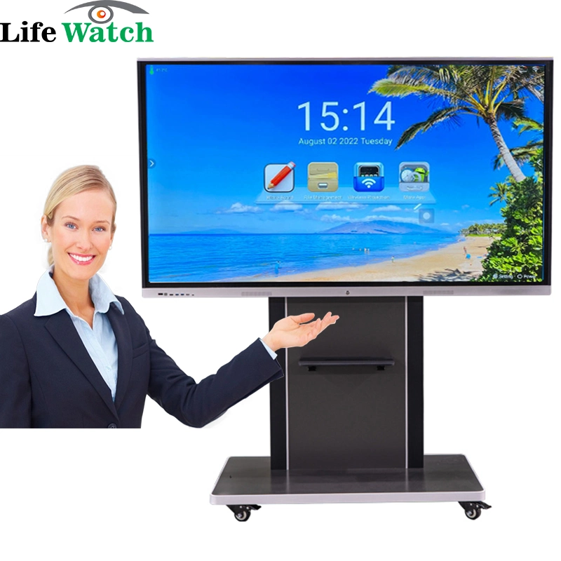 65-Inch Built-in Camera Microphone Wireless Projection Smart LCD Interactive Flat Panel Whiteboard