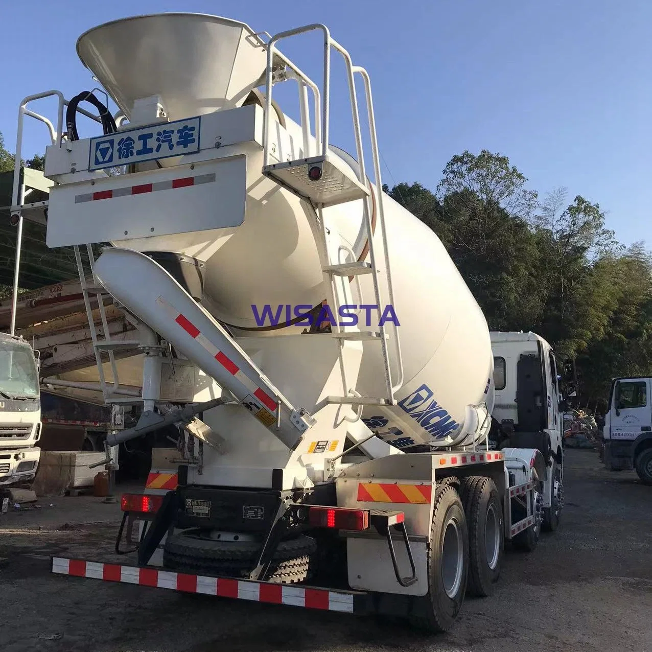 Gebrauchte Loading Zement Mischen volumetrischen Beton Mixer LKW 12m3 Preis Zum Verkauf