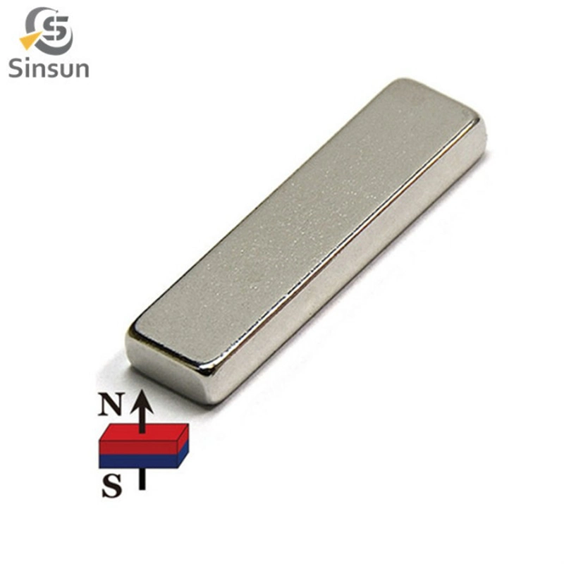 High Performance Square Bar Shape N52 Super Strong Neodymium Magnet