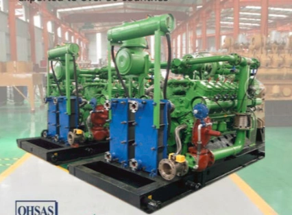 10kw -1000kw Biogas Engine Cogenerator Biogas Electric Generator