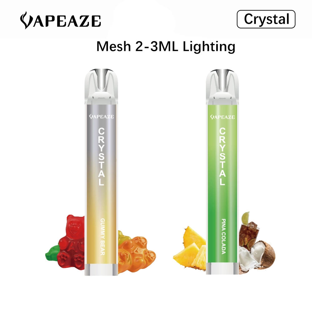 L'âme Vape Crystal Bar Factory de bouffée de cigarette électronique Vape jetables Vaporisateur 500 mAh Batterie