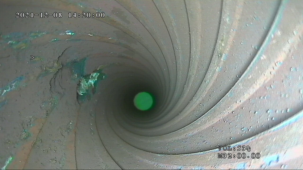 40m drenaje de Alcantarillado Video CCTV cámara de inspección de tuberías con medidor Contador