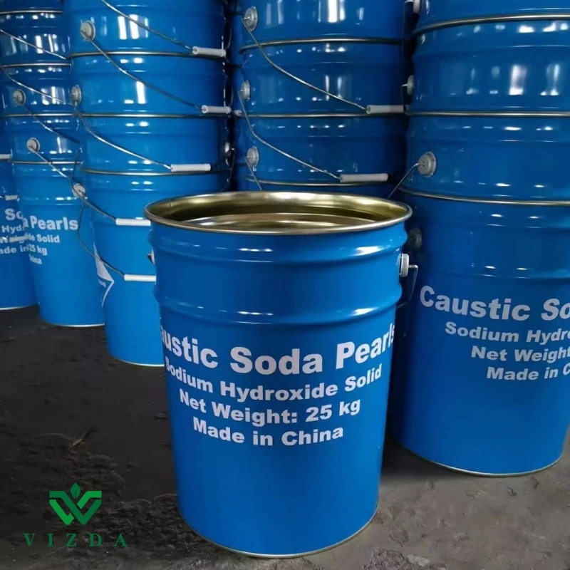 Caustic Soda Flakes / Pearl Sodium Hydroxide Naoh High Purity 99%