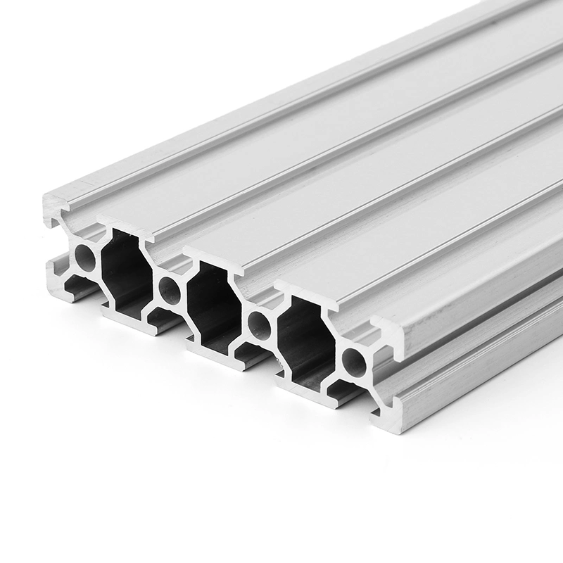 Customized Industrial 6061/6063 T-Slot Anodized/Powder Coating Aluminum Extrusion Profiles