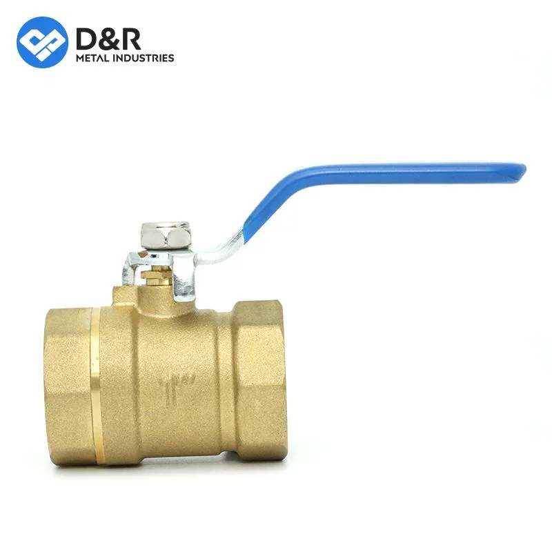 D&R Economic 1 Inch Iron Long Handle Female Thread Brass Ball Valve for Water Gas Oil