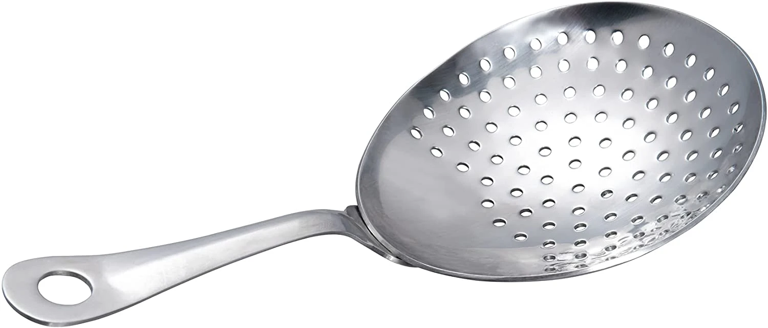 Stainless Steel Cocktail Spoon Julep Strainer for Cocktail Drinks Home Commercial Bar