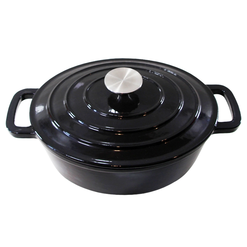 L'émail colorés casserole en fonte Pot Cuisine Casseroles ronde four hollandais pour cadeau