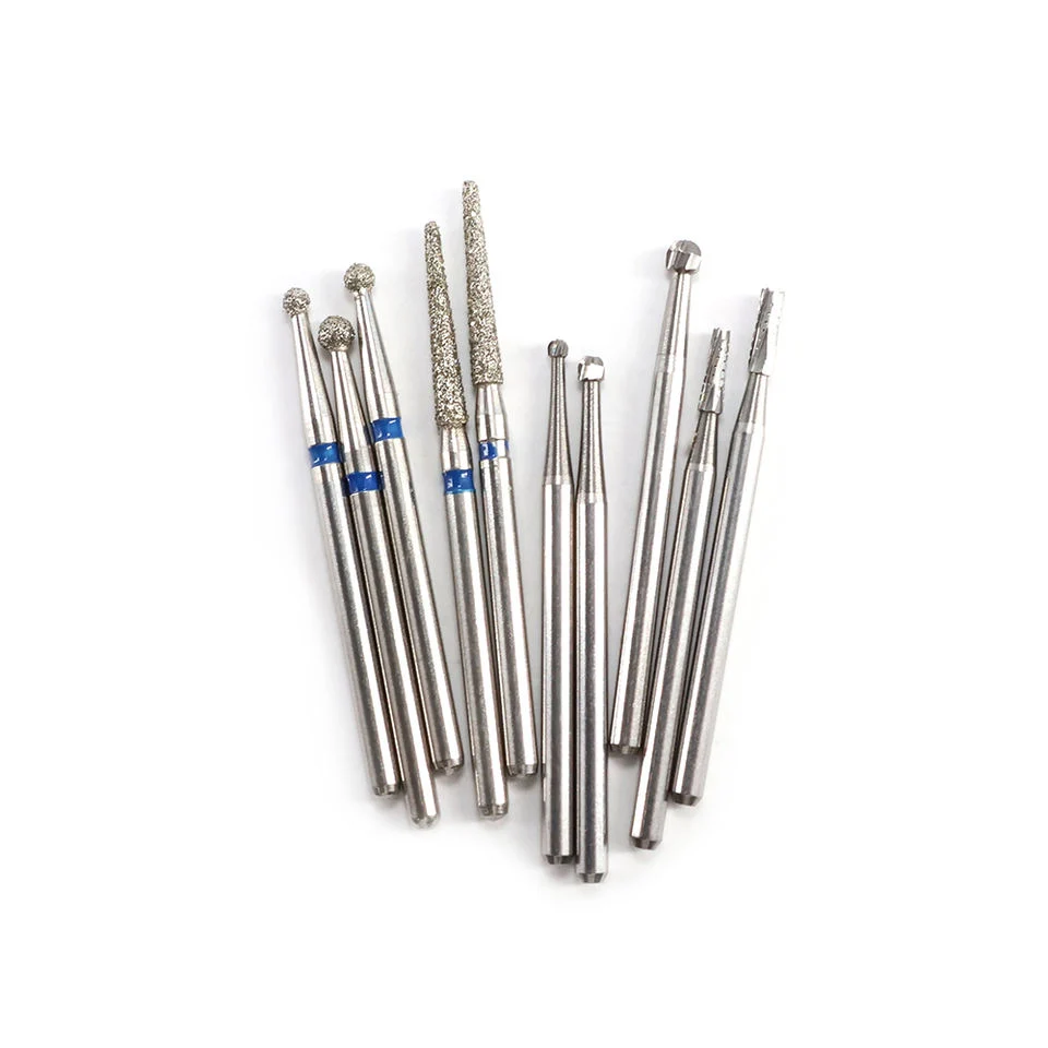 SJ Reasonable price Good quality Titanium Diamond Coating Dental Milling Drills Burs