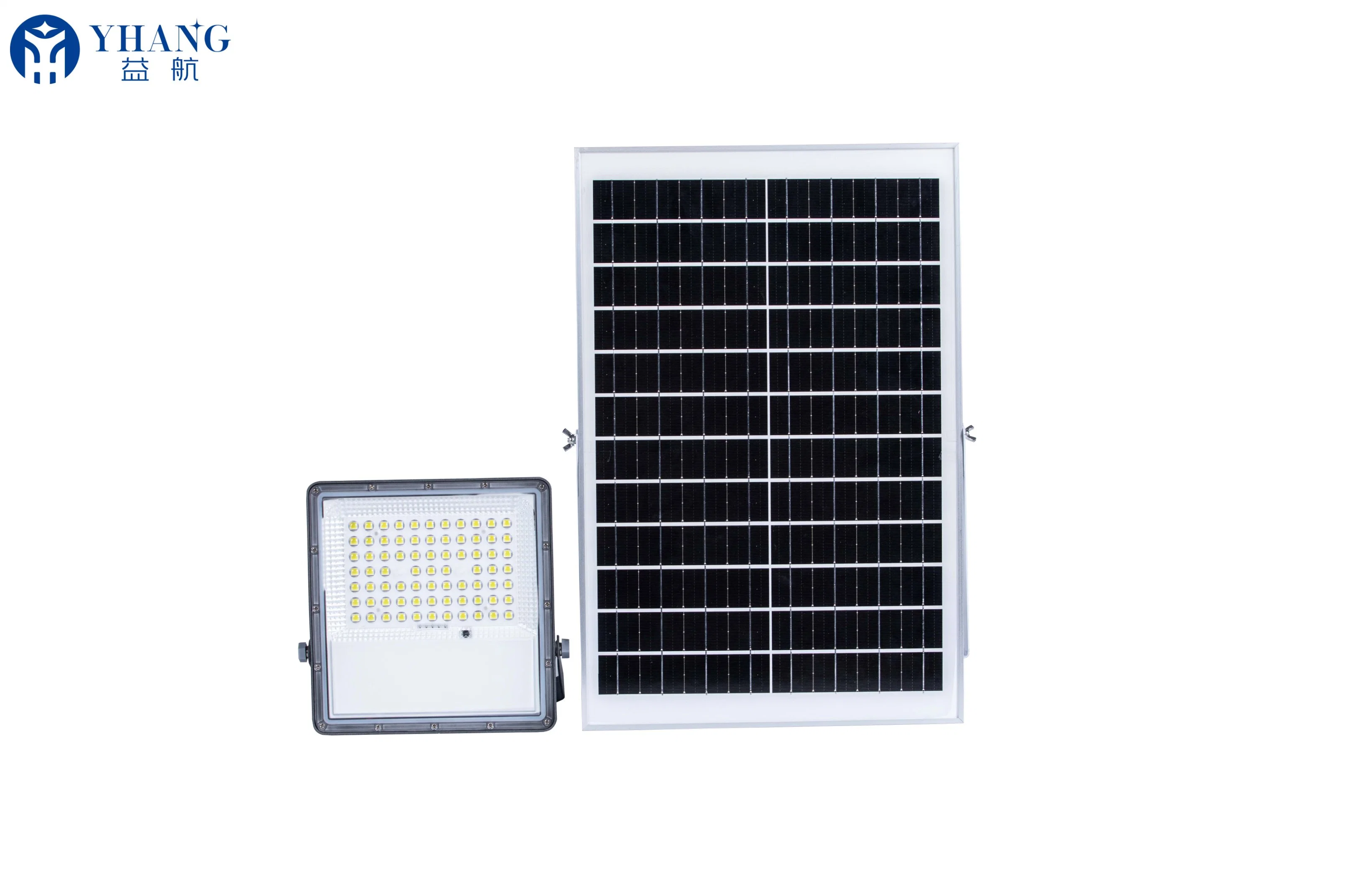 Yihang 2023 Hot Sell IP65 Outdoor Using Waterproof Solar Flood Light 150 Solar LED Floodlights for Garden