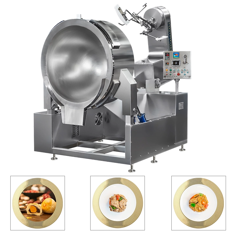 Commercial Automatic Multi Function Planetary Tilting Patato Chicken Egg Jam Mixing Making Electric Gas Steam Thanksgiving Fillings Food Cooker