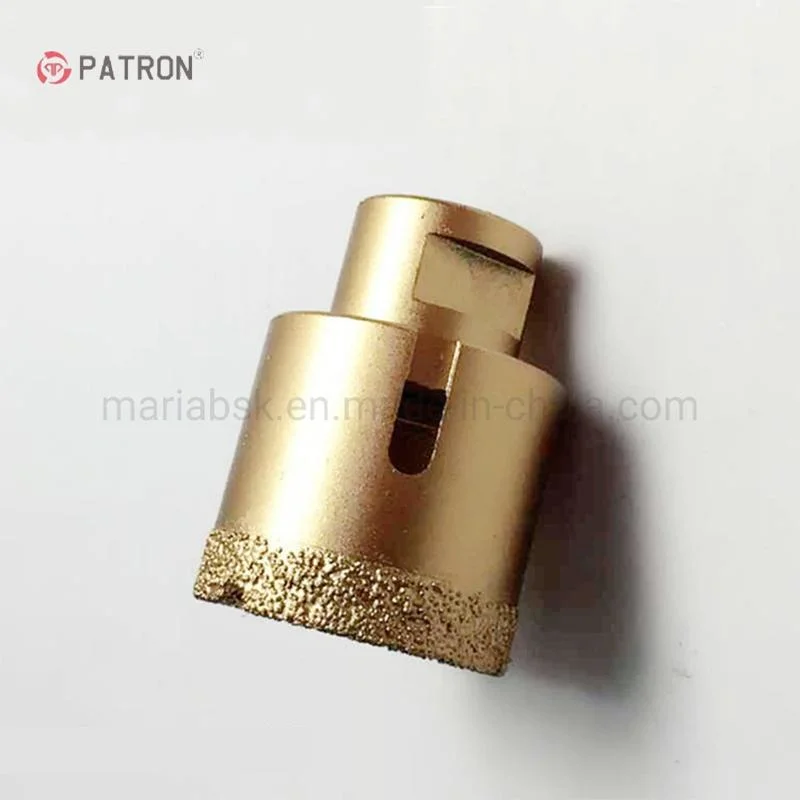 Vacuum Brazing Diamond Core Drill Bit with 5/8"-11 Thread Female