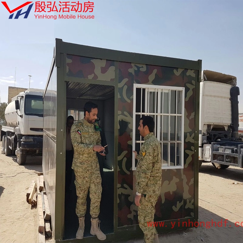 Prefab Military Camping Cabin House for Movable China Modular Office Containers