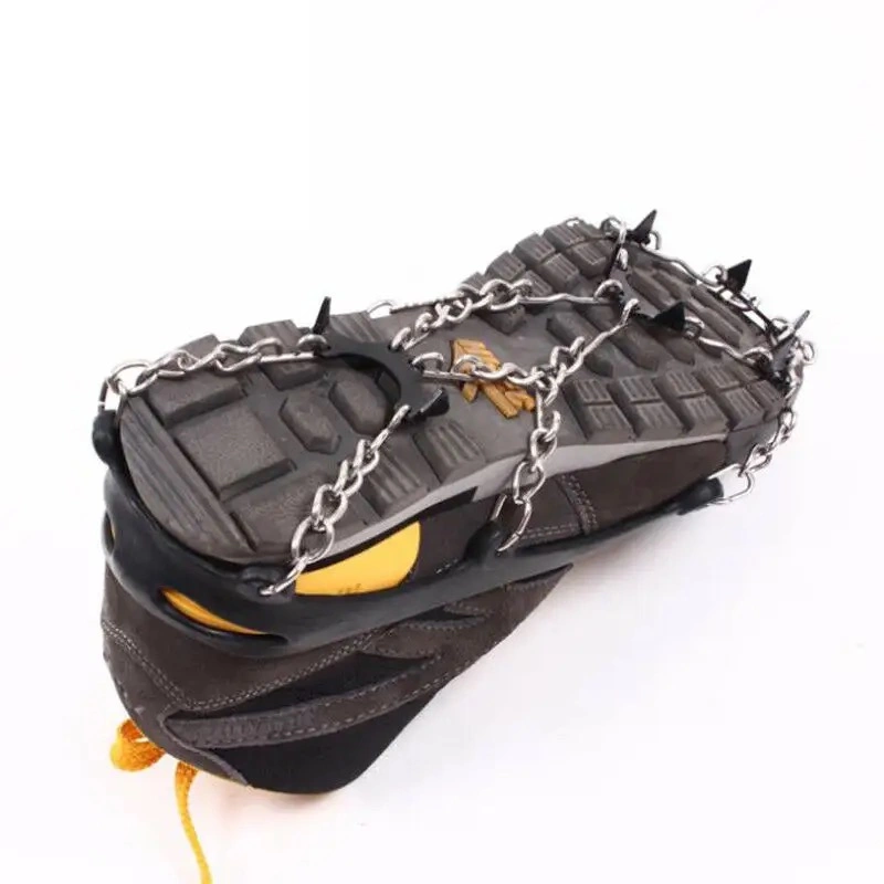 Hot Sell 8 Teeth Outdoor Shoes Crampons Ice Spikes Climbing Ice Grippers Snow Grips Claws for EU Market