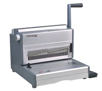 A4 Size Office Electric Double Wire Punching and Binding Machine (SUPER34E PLUS)