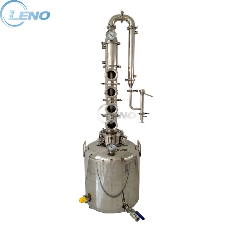 Alcohol Distillation Modular Moonshine Pot Still Reflux Column for Whisky Rum Gin Vodka Brandy Spirit Wine Equipment Distiller