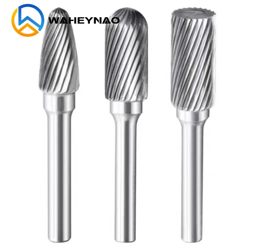 D 12mm Double Cut Solid Carbide Rotary Burr Porting Tools Carbide Burrs